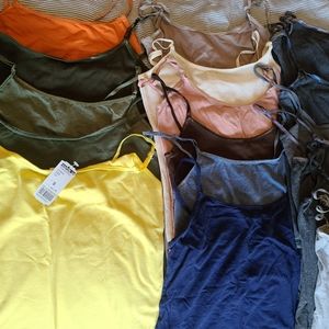 17 Spaghetti Strap Tank Tops Undershirts NWT NWOT